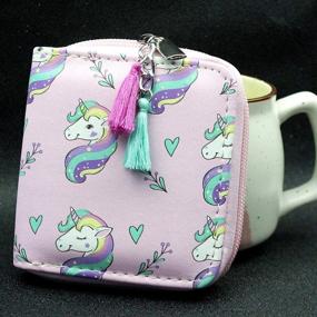 img 1 attached to 🌈 Timlee Rainbow Unicorn Wallets: The Perfect Unicorn Women's Handbags & Wallets Combo!