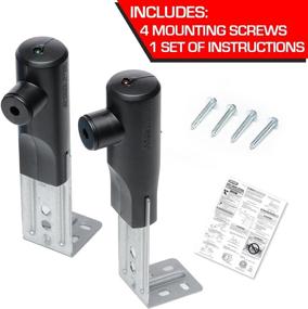 img 2 attached to 📡 Genie GSTB-R STB-BL Safety Beams Replacement, 2 Pack, Black, one size (GSTB-R)
