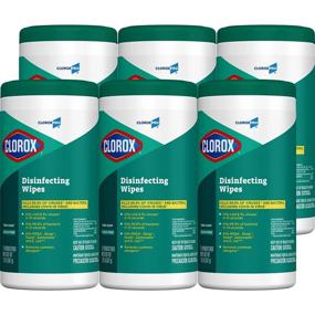 img 4 attached to CloroxPro Disinfecting Wipes, Fresh Scent, 75 🧼 Count (Package May Vary) (Pack of 6) - 15949