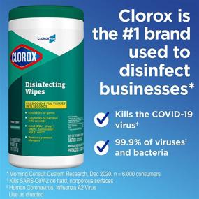 img 2 attached to CloroxPro Disinfecting Wipes, Fresh Scent, 75 🧼 Count (Package May Vary) (Pack of 6) - 15949