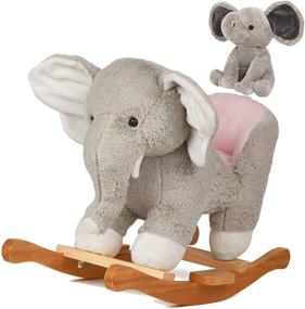 img 4 attached to Особенный пушистый слон для качания "SpecialYou Rocking Rockers Elephant Stuffed