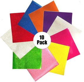 img 4 attached to 🌈 Styletech 10 Pack Multicolor Glitter Vinyl