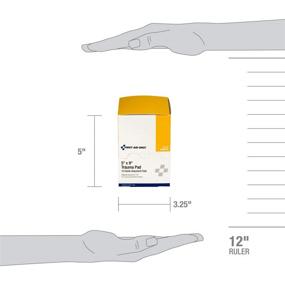 img 1 attached to 🩹 First Aid Only - LYSB00I02OMJU-SPRTSEQIP Trauma Pad, 5x9 Inches, 10-Pack Box