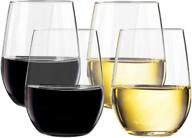 🍷 taza unbreakable plastic wine glasses: elegant shatterproof stemless glassware set, ideal for pool parties, 16 ounce, dishwasher-safe (set of 4) logo