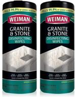 weiman granite wipes brighten protects logo