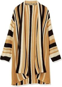 img 1 attached to Stylish and Cozy: ANTHONY RICHARDS Women's Long Cardigan Sweater - Open Front