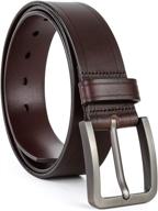 👔 monttier extra durable leather belt for enhanced support and style logo