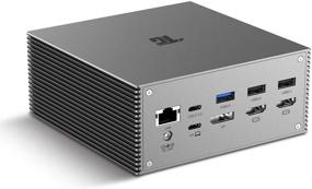 img 4 attached to 🔌 Tiergrade USB C Cтанция для подключения: Тройное отображение, Двойная 4K HDMI/DP, 6 портов USB, слот для SD/TF карт, 60W PD Зарядная Cтанция - Системы Windows USB C 3.1 Gen 2