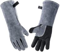 🔥 wanyi 16" 932℉/500℃ leather welding gloves: ultimate heat resistance for extreme safety logo
