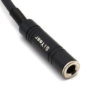 img 3 attached to 🎧 SiYear 1/4" Stereo to Dual 1/4" Mono Insert Cable: 6.35mm TRS to Dual 1/4" Male Y Splitter - 50cm Patch Cord