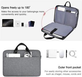 img 3 attached to CaseBuy 11.6-inch Chromebook Laptop Case: Water-Resistant Bag for Acer, Dell, Samsung, HP Chromebooks