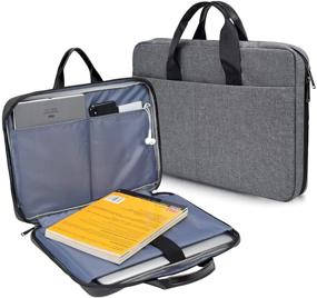 img 4 attached to CaseBuy 11.6-inch Chromebook Laptop Case: Water-Resistant Bag for Acer, Dell, Samsung, HP Chromebooks