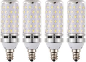 img 4 attached to RAYHOO Candelabra 💡 LED Bulbs: Incandescent 80-100W Replacement