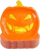 aneco halloween pumpkin tableware supplies logo