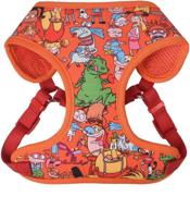 🐾 premium nickelodeon all stars dog harness: no-pull vest for all sized dogs - rugrats, hey arnold, and more - cute puppy and pet harness логотип