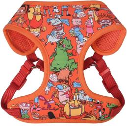 img 4 attached to 🐾 Premium Nickelodeon All Stars Dog Harness: No-Pull Vest for All Sized Dogs - Rugrats, Hey Arnold, and More - Cute Puppy and Pet Harness