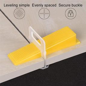 img 2 attached to 🎯 Effortlessly Achieve Perfectly Leveled Tiles with Tile Leveling System Clips - 500-Piece DIY Tiles Leveler Spacers - Ideal for Professional Ceramic Tile and Stone Installation (1/8 Inch)