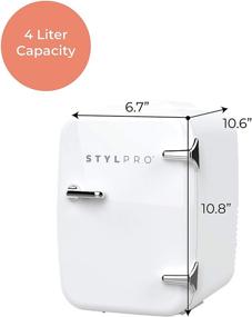 img 3 attached to StylPro Silver Beauty Fridge Liter