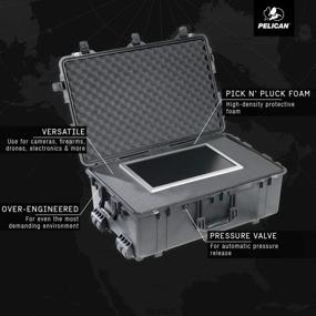 img 2 attached to 📷 Pelican 1650 Camera Case With Foam, Black: Ultimate Protection for Your Precious Equipment!