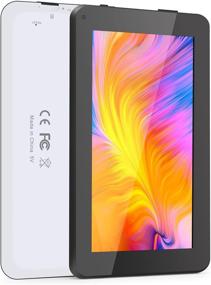 img 4 attached to 📱 Haehne 7 inch Tablet with Android 6.0, Quad Core Processor, 1GB RAM, 16GB Storage, Full HD Display, Dual Camera, FM Radio, WiFi Connectivity, Bluetooth - White