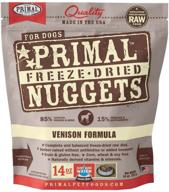 🥩 venison formula freeze-dried dog food by primal logo