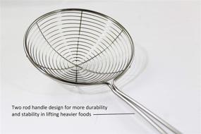 img 3 attached to 🍲 ExcelSteel Stainless Steel Strainer - Ideal for Pasta, Vegetables, Quinoa, Fruit, Rice, Lentils