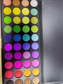 img 1 attached to 🎨 Vibrant and Pigmented: 40 Colors Pro Matte Eyeshadow Palette by Everfavor - Long-Lasting Waterproof Eye Shadows - Bright Makeup Palette for Colorful Eye Looks