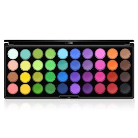 img 4 attached to 🎨 Vibrant and Pigmented: 40 Colors Pro Matte Eyeshadow Palette by Everfavor - Long-Lasting Waterproof Eye Shadows - Bright Makeup Palette for Colorful Eye Looks