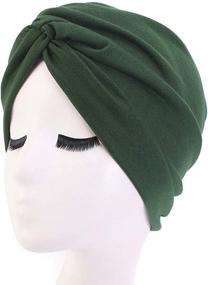 img 1 attached to 💖 YFJH Chemo Sleep Turban Headwear Scarf Beanie Cap Hat for Hair Loss in Cancer Patients