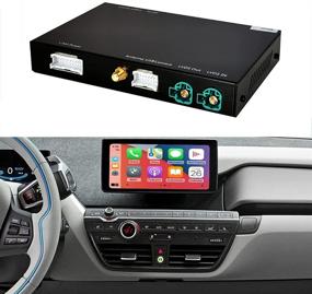 img 4 attached to 🚗 Enhance Your BMW i3: Road Top Wireless Carplay Retrofit Kit Decoder (2012-2017 NBT System) - Android Auto, Mirrorlink, Reverse Camera, Car Knob Control Support