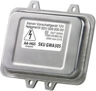 балластный блок ксенонового фары hid - совместим с bmw, chrysler, vw, mercedes - заменяет 12767670, 15782392 - town and country, escalade, 525i, 545i, x5, 750i, mkz, zephyr. логотип