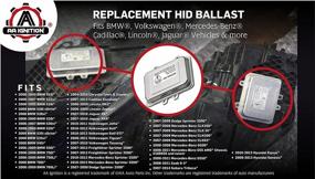 img 2 attached to Балластный блок ксенонового фары HID - совместим с BMW, Chrysler, VW, Mercedes - Заменяет 12767670, 15782392 - Town and Country, Escalade, 525i, 545i, X5, 750i, MKZ, Zephyr.