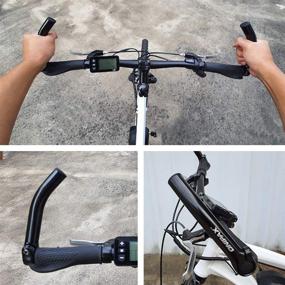 img 3 attached to 🚴 Enhance Your Cycling Experience with ONIPAX 1 Pair Bicycle Bar Ends - Black