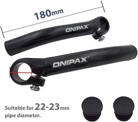 img 2 attached to 🚴 Enhance Your Cycling Experience with ONIPAX 1 Pair Bicycle Bar Ends - Black