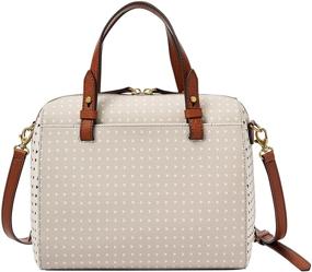 img 2 attached to Fossil Rachel Satchel Handbag Hearts Women's Handbags & Wallets and Crossbody Bags