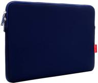 🔒 waterproof neoprene laptop sleeve: one life 10-11.6 inch chromebook case - macbook & laptop notebook cover in navy logo