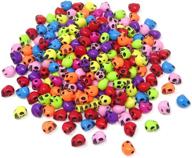 honbay 200pcs assorted acrylic skull beads, 💀 trendy skeleton head beads for jewelry making & crafting logo