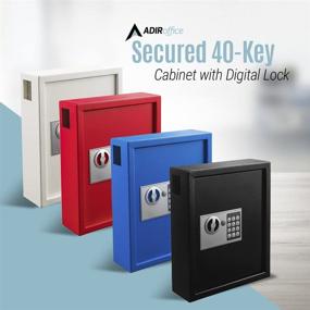 img 3 attached to Secure Access Control: AdirOffice Keys Cabinet with Digital Lock - Ideal Commercial Door Product