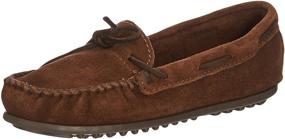img 4 attached to 👟 Get your kid step in style with Minnetonka Boy's Moccasin (Toddler/Little Kid/Big Kid)