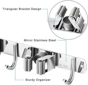 img 3 attached to Gocenyi Organizer Стиральная метла из нержавеющей стали