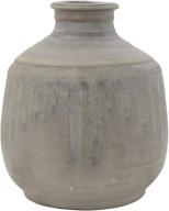 bloomingville ah0440 terracotta vase grey logo