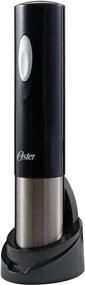 img 2 attached to 🍷 Effortless Wine Opening Made Chic: Oster FPSTBW8225 Electric Wine Opener in Tuxedo Black