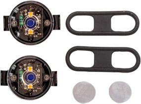 img 2 attached to 🚴 Planet Bike Button Blinky Safety Side Light Set - Ideal for All Bicycles: Hybrid, Road, MTB - Easy Mounting, Long-lasting Performance, Solid & Blinking Patterns - Amber