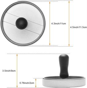 img 2 attached to Wiwaplex Non Stick Burger Press Set