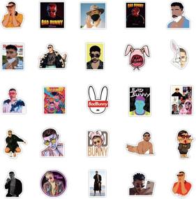 img 1 attached to 🐰 Bad Bunny Stickers 50 Pcs - Large Waterproof Decals for Laptop, Phone, Bottles, Car and More
