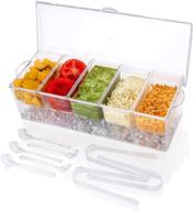 ivyone multi-section condiment container for optimal storage logo