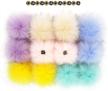 fluffy pompoms knitting scarves accessories knitting & crochet logo