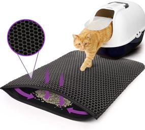 img 4 attached to PrimePets Trapping Honeycomb Double Layer Waterproof