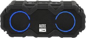 img 4 attached to 🔊 Акустическая система Altec Lansing LifeJacket Mini - Водонепроницаемая Bluetooth-колонка - Портативная, Беспроводная, с Подсветкой - Идеальна для Бассейна, Пляжа, Походов, Спорта, Кемпинга - До 16 часов непрерывной работы, Плавающая