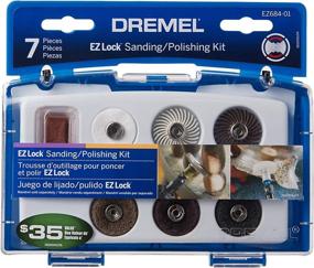 img 4 attached to Dremel EZ684-01 EZ Lock Sanding And Polishing Kit, Enhanced for SEO, Blue